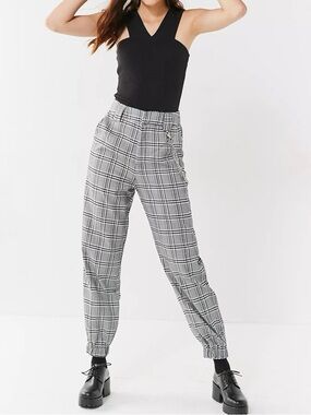 I.AM.GIA Cobain Plaid Relaxed Fit Chain Pants